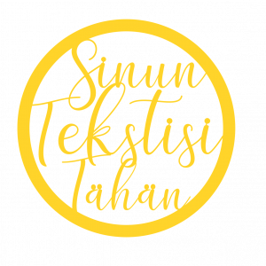 Pyöreä tekstikyltti - Kustomoitava