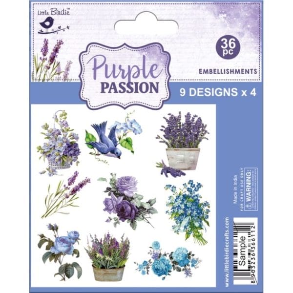 Purple passion paperikuviot